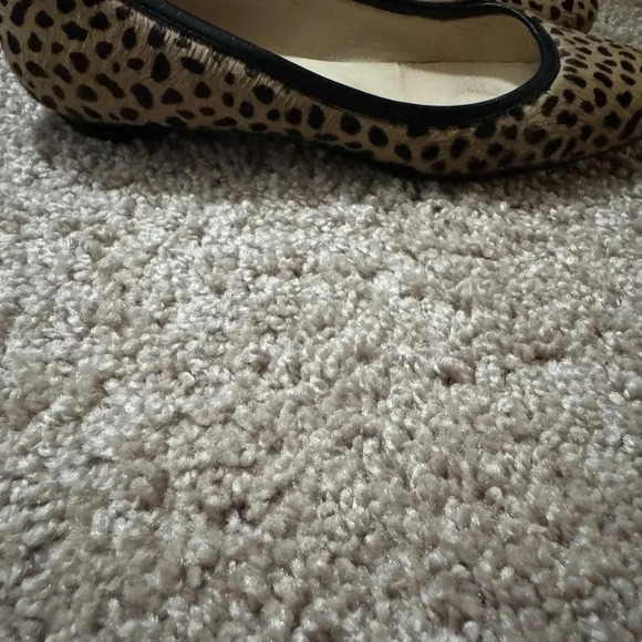 Jimmy Choo Cheetah Print Ponyhair Flats Authentic - Picture 10 of 12